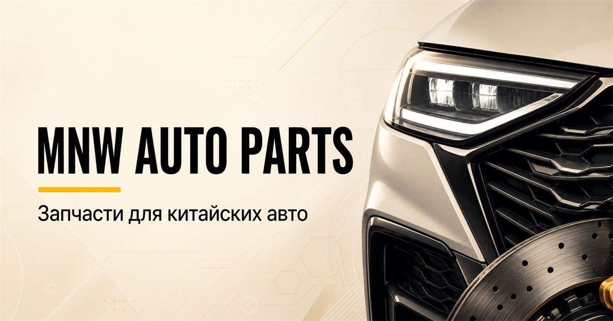 MNW Auto Parts — запчасти для китайских авто